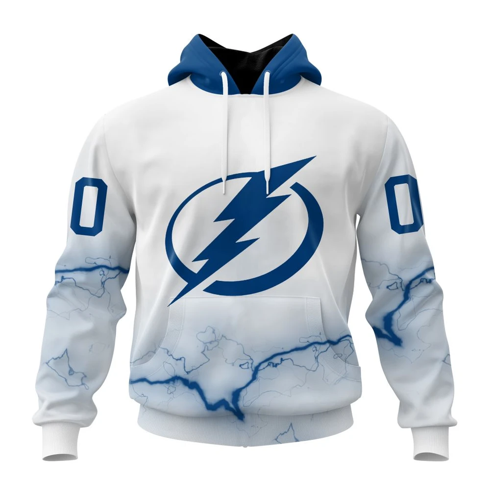 Hoodie NHL Tampa Bay Lightning Special Whiteout Design St2401 QTNHL080524A556HD