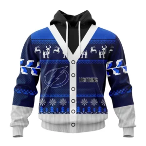 Hoodie NHL Tampa Bay Lightning, Specialized Chrismas Season QTNHL080524A2785HD
