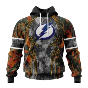 Hoodie NHL Tampa Bay Lightning, Specialized Design Wih Camo Concepts For Hungting In Forest QTNHL080524A3638HD