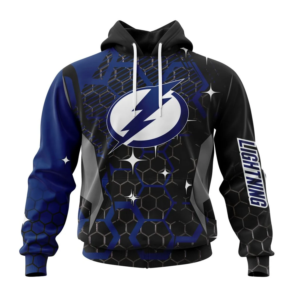 Hoodie NHL Tampa Bay Lightning, Specialized Design With Motocross Syle V0222 QTNHL080524A3376HD