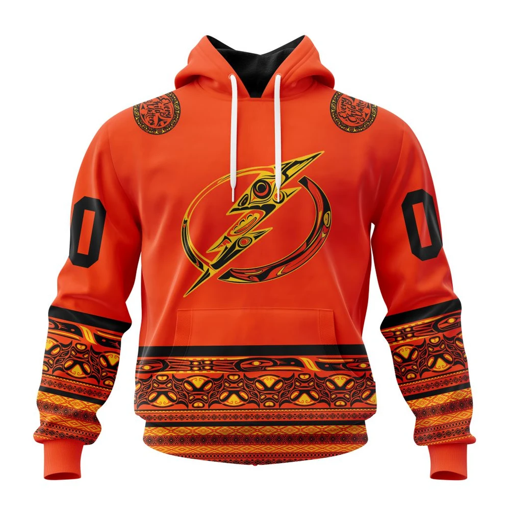 Hoodie NHL Tampa Bay Lightning, Specialized National Day For Truth And Reconciliation QTNHL080524A3202HD
