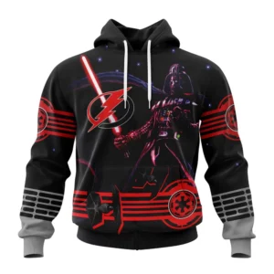 Hoodie NHL Tampa Bay Lightning, Specialized Starwar Darth Vader Version Jersey QTNHL080524A3168HD