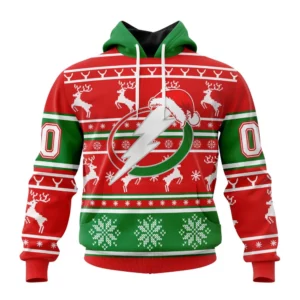 Hoodie NHL Tampa Bay Lightning, Specialized Unisex Christmas Is Coming V02 QTNHL080524A2950HD
