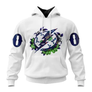 Hoodie NHL Tampa Bay Lightning, Specialized Unisex Kits Dia De Muertos QTNHL080524A2848HD