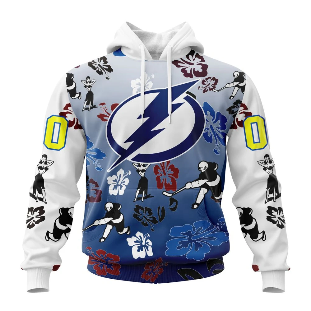 Hoodie NHL Tampa Bay Lightning X Hawaii Specialized Design For Hawaiia V0122 QTNHL080524A3784HD