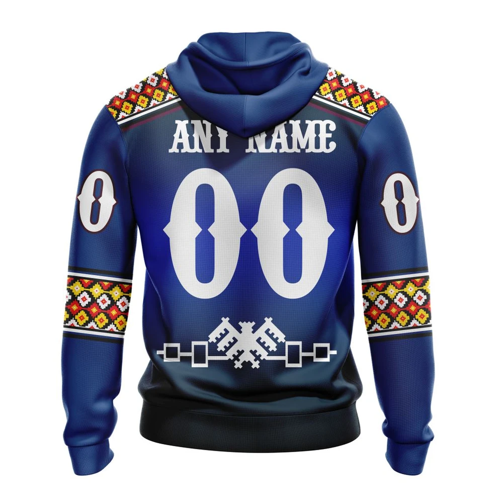 Hoodie NHL Toronto Maple Leafs, Celebrate Indigenous Culture With Specialized Wasac Night V0122 QTNHL080524A422HD - Image 2