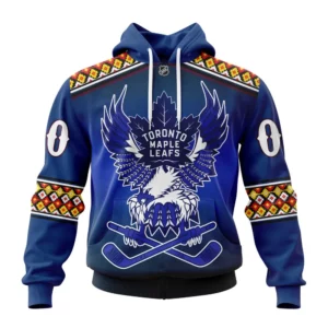 Hoodie NHL Toronto Maple Leafs, Celebrate Indigenous Culture With Specialized Wasac Night V0122 QTNHL080524A422HD