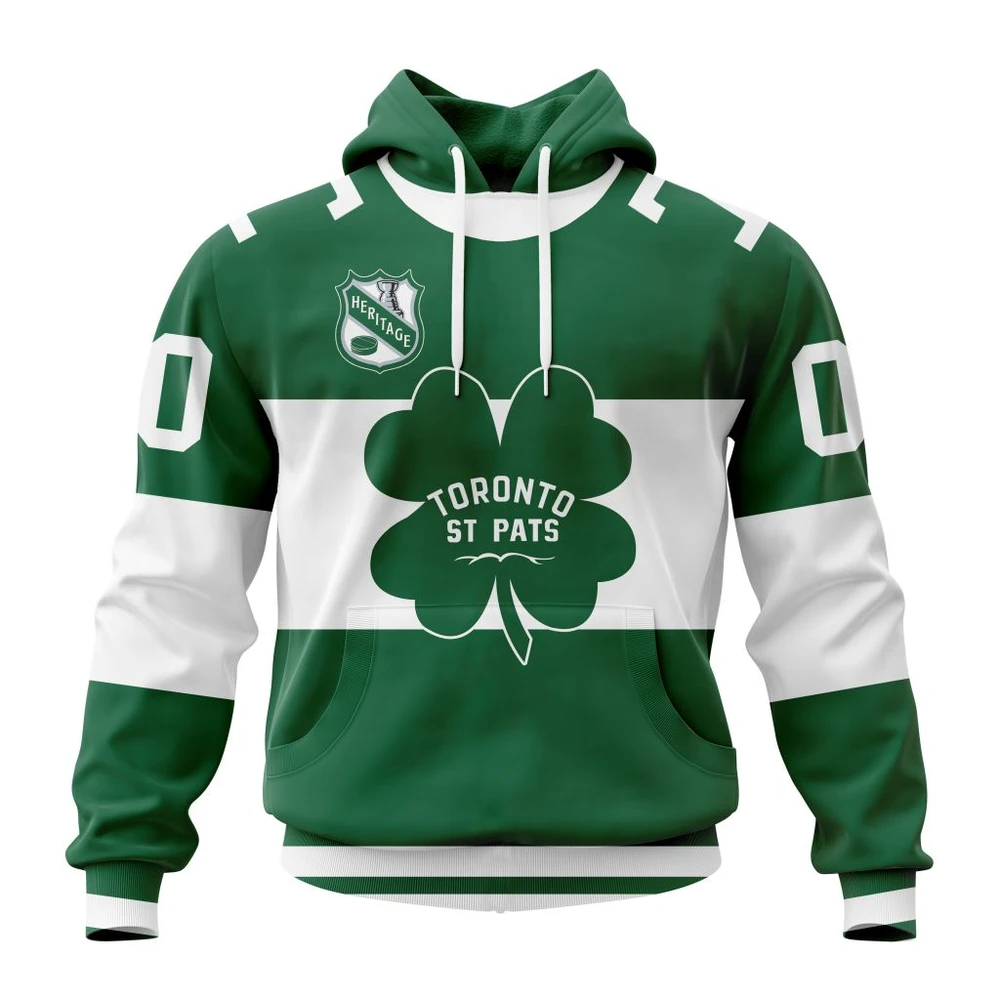 Hoodie NHL Toronto Maple Leafs Personalized Heritage Design St2401 QTNHL080524A651HD