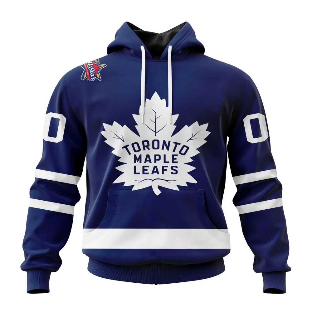 Hoodie NHL Toronto Maple Leafs Personalized Home Kits QTNHL080524A93HD