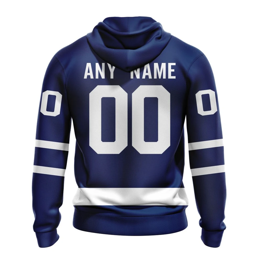 Hoodie NHL Toronto Maple Leafs Personalized Home Kits QTNHL080524A93HD - Image 2
