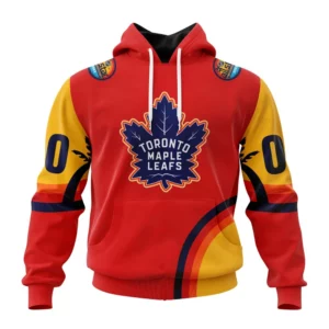 Hoodie NHL Toronto Maple Leafs Special All-Star Game Design With Florida Sunset QTNHL080524A2585HD