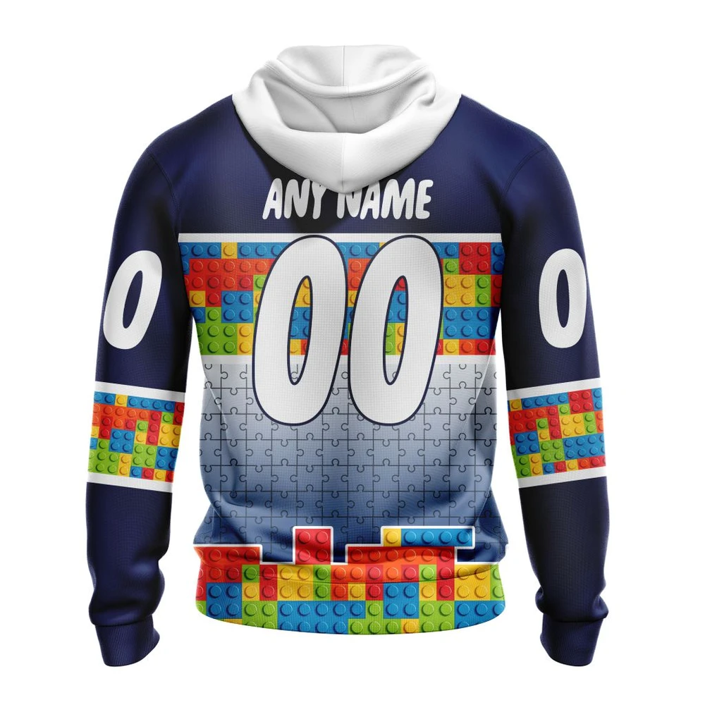 Hoodie NHL Toronto Maple Leafs Special Autism Awareness Design V2301 QTNHL080524A2227HD - Image 2