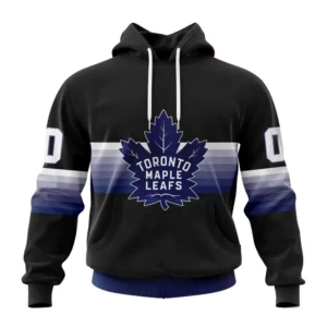 Hoodie NHL Toronto Maple Leafs Special Black And Gradient Design St2301 QTNHL080524A1398HD