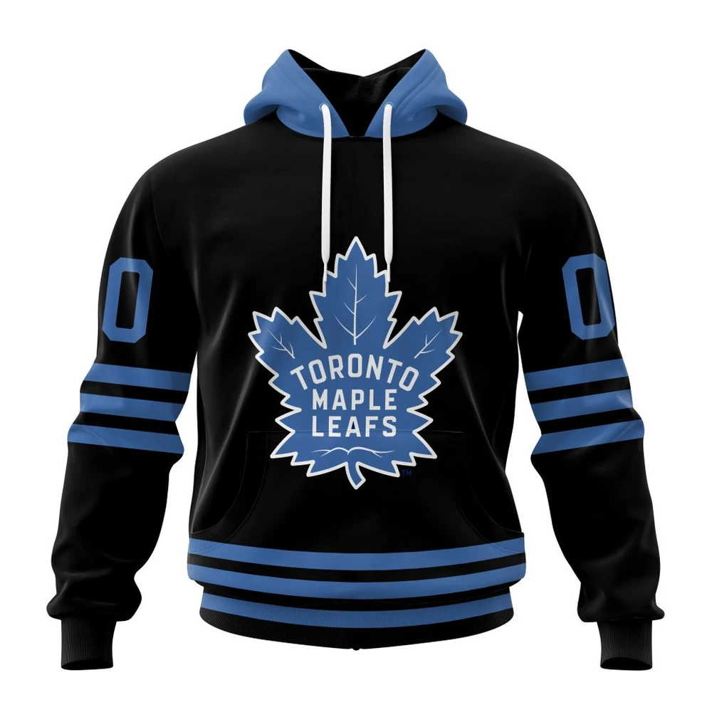 Hoodie NHL Toronto Maple Leafs Special Blackout Design St2401 QTNHL080524A587HD