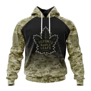 Hoodie NHL Toronto Maple Leafs Special Camo Design For Remembrance Day St2302 QTNHL080524A1767HD