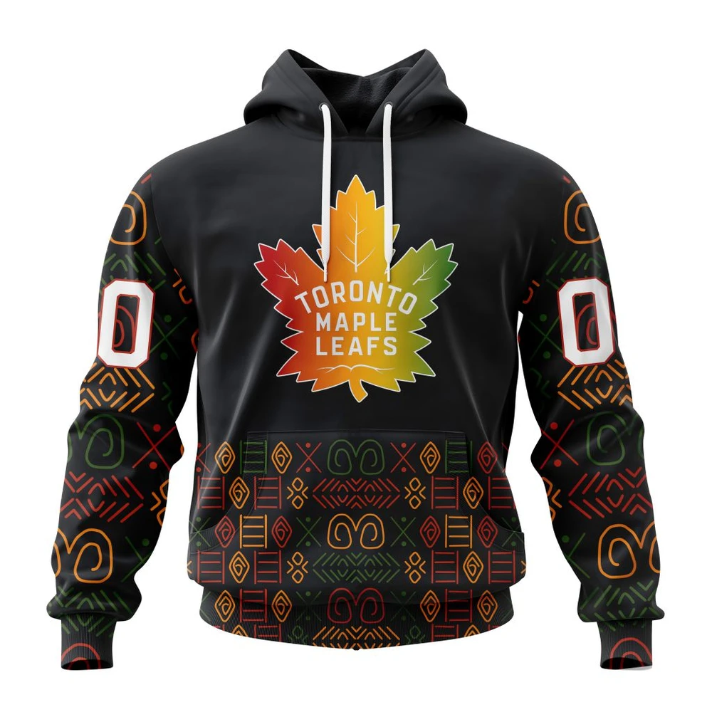Hoodie NHL Toronto Maple Leafs Special Design For Black History Month St2401 QTNHL080524A1047HD