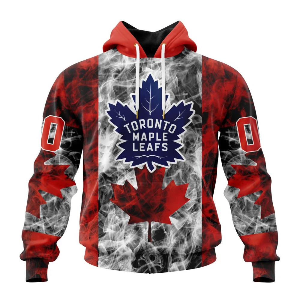Hoodie NHL Toronto Maple Leafs Special Design For Canada Day St2401 QTNHL080524A477HD