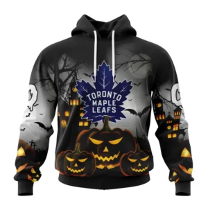Hoodie NHL Toronto Maple Leafs Special Design For Halloween St2302 QTNHL080524A243HD