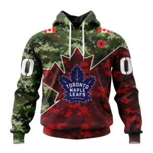 Hoodie NHL Toronto Maple Leafs Special Design For Remembrance Day St2201 QTNHL080524A305HD