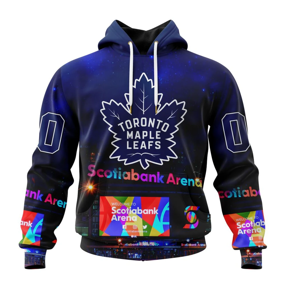 Hoodie NHL Toronto Maple Leafs Special Design With Scotiabank Arena St2401 QTNHL080524A681HD