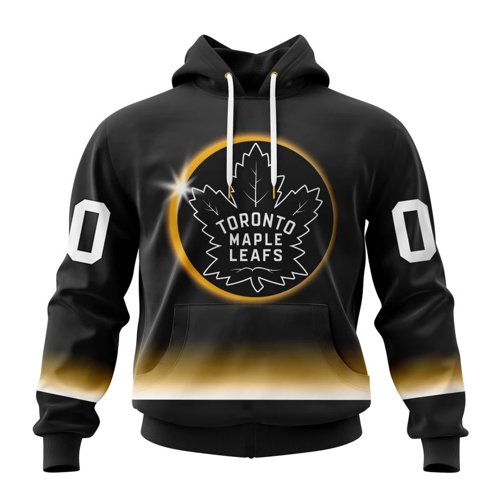 Hoodie NHL Toronto Maple Leafs Special Eclipse Design St2401 QTNHL080524A619HD