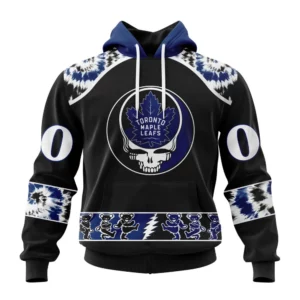 Hoodie NHL Toronto Maple Leafs Special Grateful Dead Design St2301 QTNHL080524A112HD