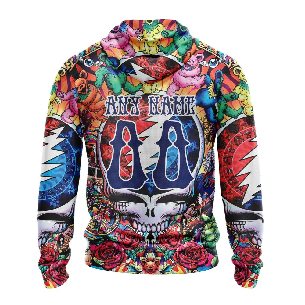 Hoodie NHL Toronto Maple Leafs Special Grateful Dead Design St2304 QTNHL080524A1881HD - Image 2