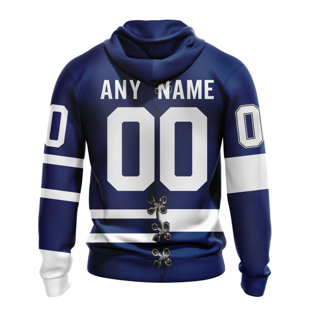 Hoodie NHL Toronto Maple Leafs Special Home Mix Reverse Retro Personalized Kits QTNHL080524A921HD - Image 2