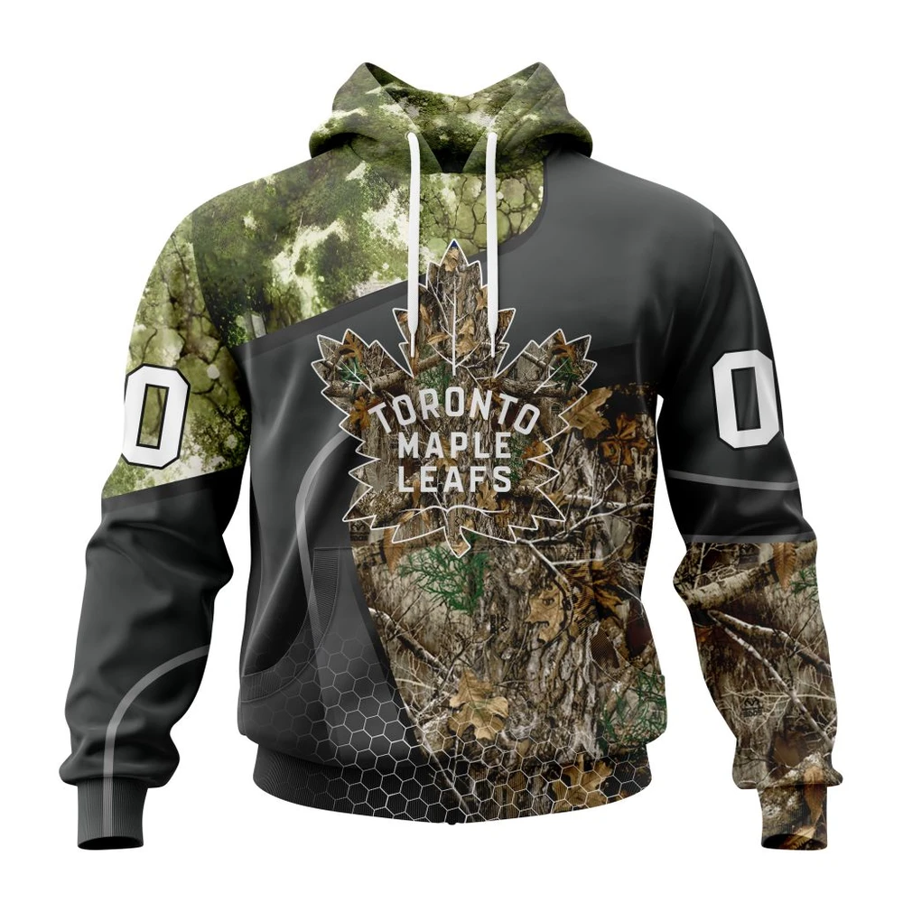 Hoodie NHL Toronto Maple Leafs Special Hunting Camo Design St2302 QTNHL080524A1303HD