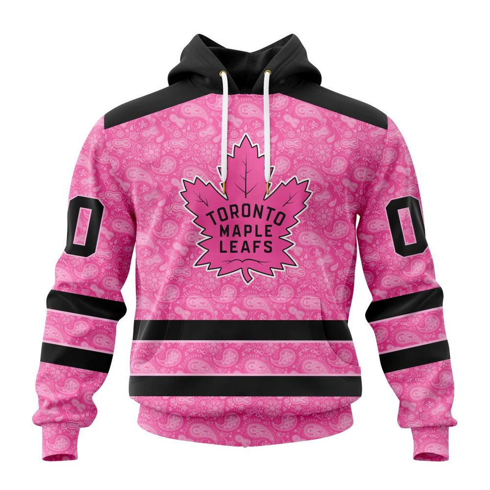 Hoodie NHL Toronto Maple Leafs Special Pink Fight Breast Cancer St2306 QTNHL080524A1629HD