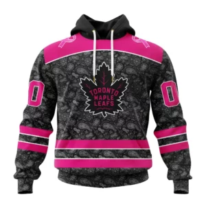 Hoodie NHL Toronto Maple Leafs Special Pink In The Rink Fight Breast Cancer St2301 QTNHL080524A249HD