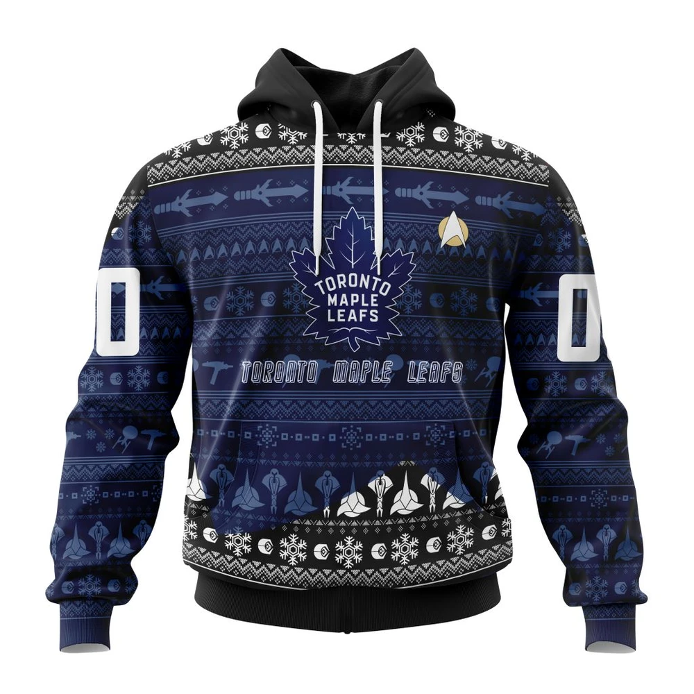 Hoodie NHL Toronto Maple Leafs Special Star Trek Design St2201 QTNHL080524A3001HD