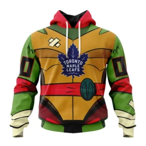 Hoodie NHL Toronto Maple Leafs Special Teenage Mutant Ninja Turtles Design St2301 QTNHL080524A274HD