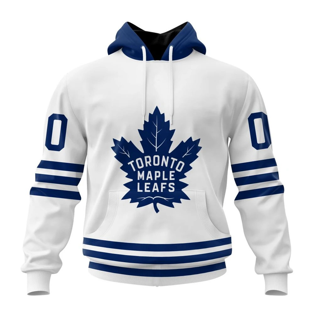 Hoodie NHL Toronto Maple Leafs Special Whiteout Design St2401 QTNHL080524A555HD