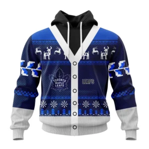 Hoodie NHL Toronto Maple Leafs, Specialized Chrismas Season QTNHL080524A2784HD
