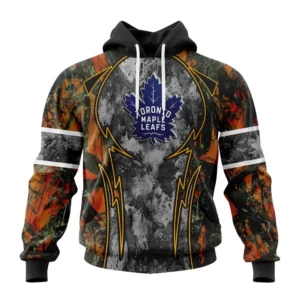 Hoodie NHL Toronto Maple Leafs, Specialized Design Wih Camo Concepts For Hungting In Forest QTNHL080524A3637HD