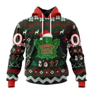 Hoodie NHL Toronto Maple Leafs, Specialized Unisex Christmas Is Coming QTNHL080524A2927HD