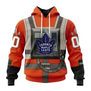Hoodie NHL Toronto Maple Leafs Star Wars Rebel Pilot Design St2201 QTNHL080524A119HD