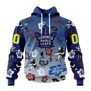 Hoodie NHL Toronto Maple Leafs X Hawaii Specialized Design For Hawaiia V0122 QTNHL080524A3785HD