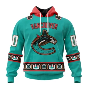 Hoodie NHL Vancouver Canucks Mix Nba Memphis Grizzlies Special Design Kits QTNHL080524A1293HD