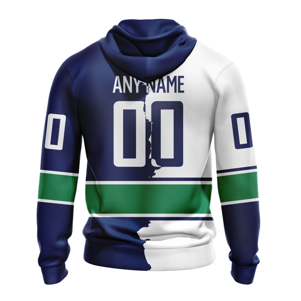 Hoodie NHL Vancouver Canucks Personalize Home Mix Away Kits QTNHL080524A91HD - Image 2