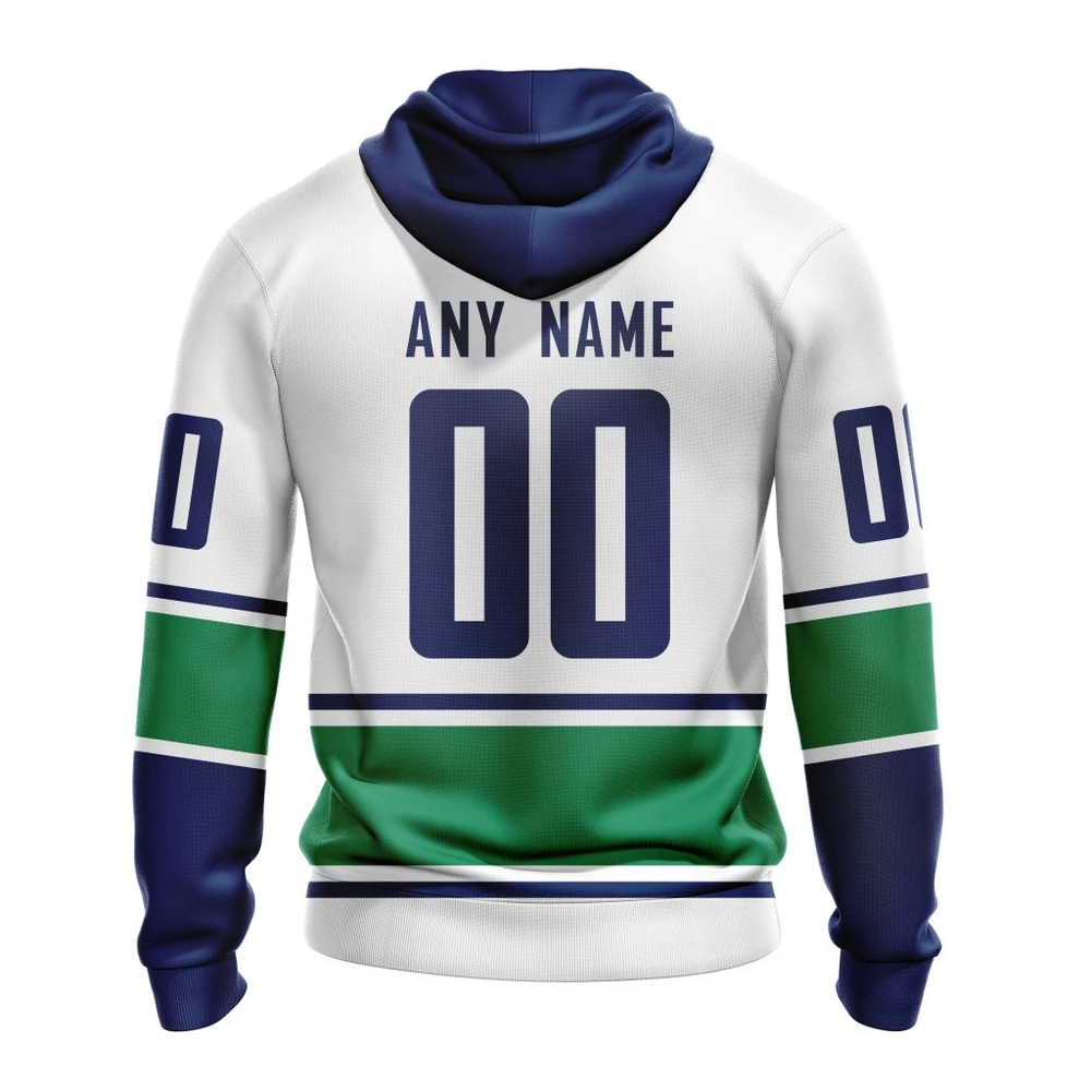Hoodie NHL Vancouver Canucks Personalized Away Kits QTNHL080524A1534HD - Image 2