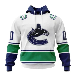 Hoodie NHL Vancouver Canucks Personalized Away Kits QTNHL080524A1534HD