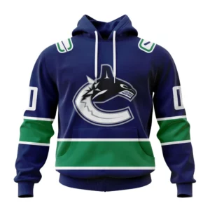 Hoodie NHL Vancouver Canucks Personalized Home Kits QTNHL080524A1533HD
