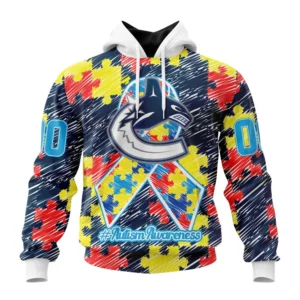 Hoodie NHL Vancouver Canucks Special Autism Awareness Design St2201 QTNHL080524A287HD