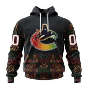 Hoodie NHL Vancouver Canucks Special Design For Black History Month St2401 QTNHL080524A1046HD