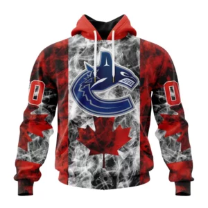 Hoodie NHL Vancouver Canucks Special Design For Canada Day St2401 QTNHL080524A476HD
