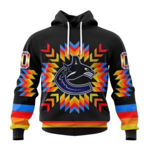 Hoodie NHL Vancouver Canucks Special Design With Native Pattern St2306 QTNHL080524A1014HD