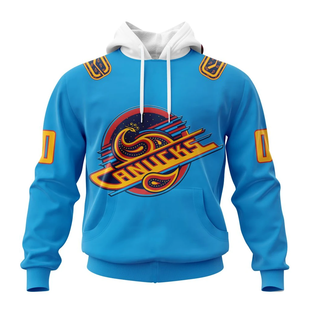 Hoodie NHL Vancouver Canucks Special Diwali Design QTNHL080524A1427HD