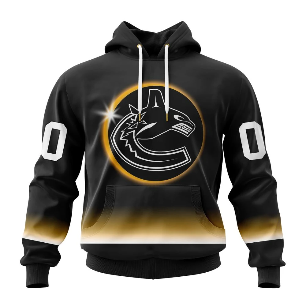 Hoodie NHL Vancouver Canucks Special Eclipse Design St2401 QTNHL080524A618HD